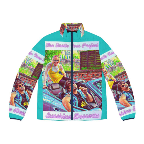 Sunshine Desserts insulated puffer jacket with a warm and cozy design