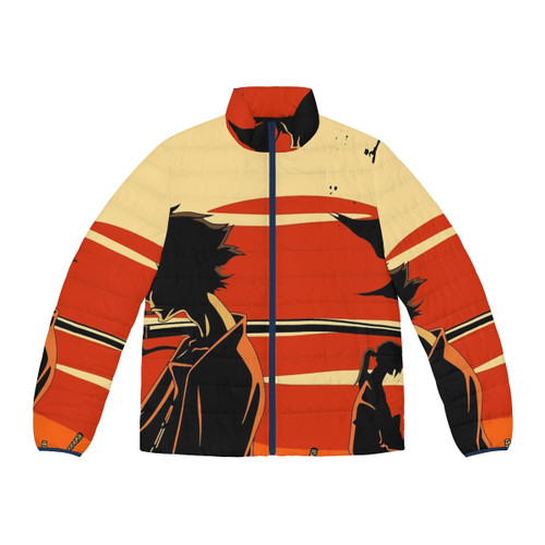 Sunset Samurai Puffer Jacket with Samurai Champloo Inspired Design