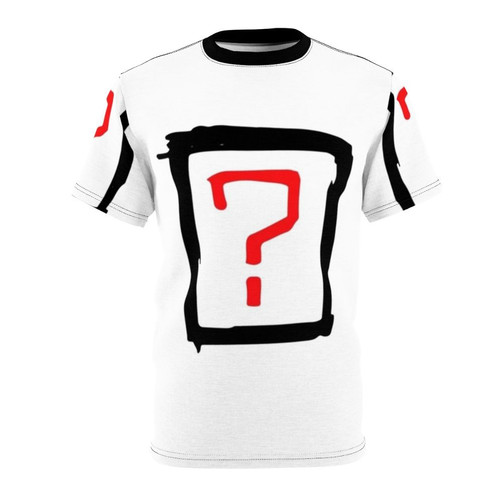 Vibrant AOP T-shirt featuring The Black Eyed Peas band logo and artwork