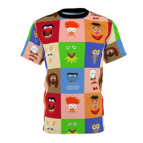 Muppets-inspired holiday t-shirt with Kermit, Bob Cratchit, and Tiny Tim characters