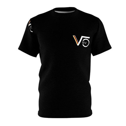 All-over print t-shirt featuring Svdden Death-inspired graphic design