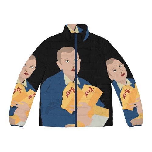 Stranger Things Eleven Sticker Puffer Jacket