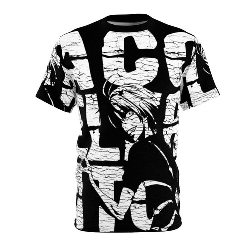 Accelerator inspired vintage style t-shirt with Toaru Majutsu no Index, Toaru Kagaku no Accelerator, and Toaru Kagaku no Railgun graphics
