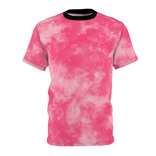 Colorful abstract art design on a high-quality t-shirt