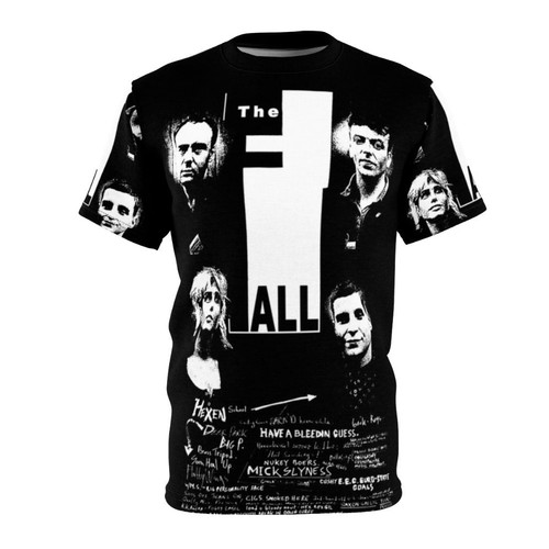 Autumn-themed post-punk inspired t-shirt with dark, alternative graphics