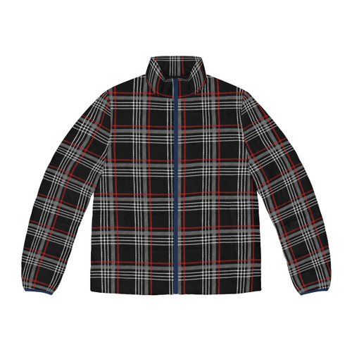 GTI Tartan Puffer Jacket with stylish golf-inspired design