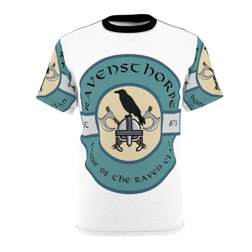 Ravensthorpe Viking AOP T-shirt featuring a design inspired by the hit game Assassin's Creed Valhalla