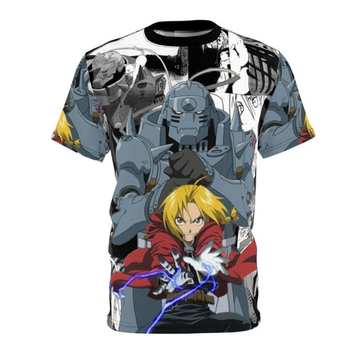 Full Metal Alchemist Fan Art T-Shirt Featuring Edward and Alphonse Elric