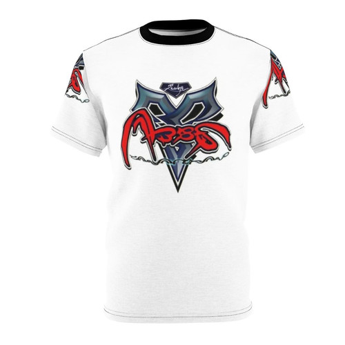 Zanarkand Abes inspired video game t-shirt featuring the logo and iconic elements from the Final Fantasy X series