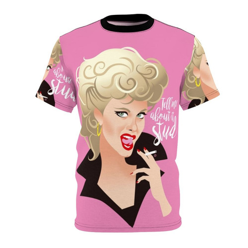 Retro Grease-inspired t-shirt with pop culture icon design