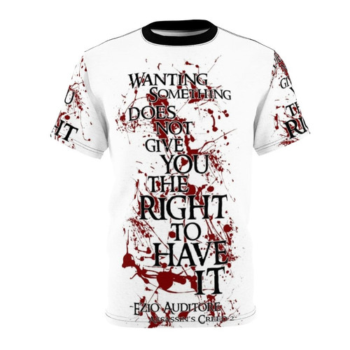 Assassin's Creed Inspired Ezio Auditore Quote T-Shirt