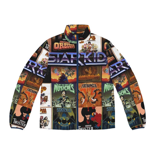 Starkid Musicals Puffer Jacket featuring popular Team Starkid show logos