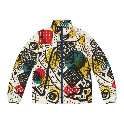 Wassily Kandinsky abstract art puffer jacket