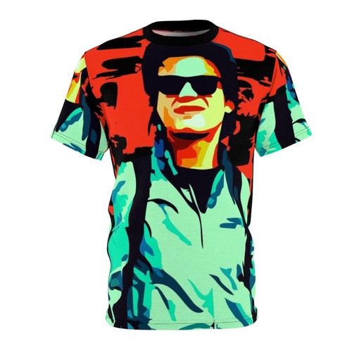 Graphic t-shirt featuring the character Steve Harrington from the hit Netflix series Stranger Things