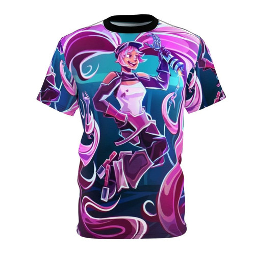 Entrapta-inspired t-shirt design with She-Ra and the Princesses of Power graphics