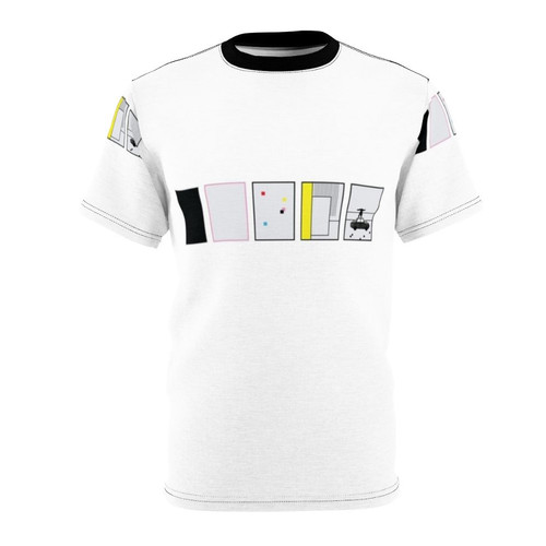 The 1975 Discography Inspired T-shirt featuring a minimalist design for fans of the alternative music band