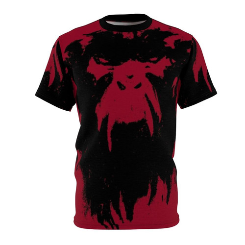 Unisex t-shirt featuring a 12 Monkeys-inspired wall drawing design