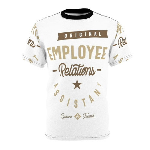 Employee Assistant AOP T-Shirt with Profession Typography Design