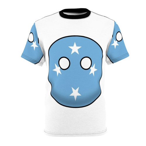 Micronesia Countryball Design Printed on a High-Quality T-Shirt