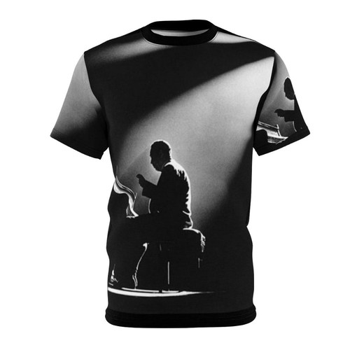 A stylish t-shirt featuring the iconic jazz pianist and bandleader Duke Ellington.