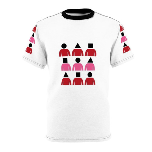 Squid Game Inspired 3x3 Square Logo T-shirt