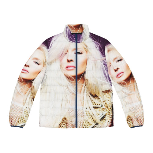 Puffer jacket with Erika Jayne's celebrity-inspired design