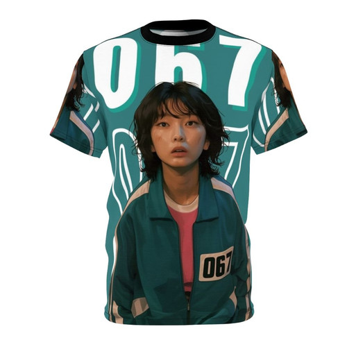 Kang Sae Byeok Player 067 T-shirt from Squid Game Netflix Series