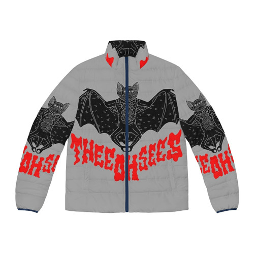 Thee Oh Sees psychedelic grunge puffer jacket
