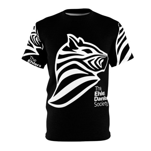 Ehlers-Danlos Syndrome Awareness T-Shirt featuring a stylish all-over print design