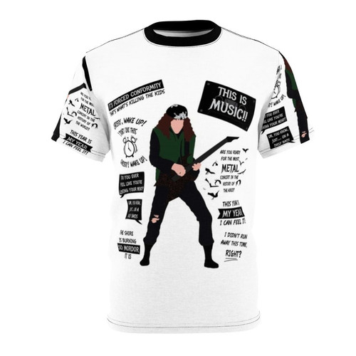 Minimalist t-shirt featuring Eddie Munson quotes from Stranger Things Season 4