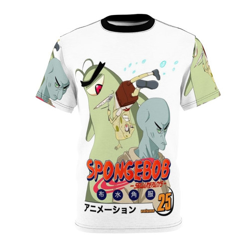 Spongebob Anime Style T-Shirt, Spongebob Fan Art Apparel