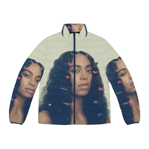 Solange Knowles' 'A Seat at the Table' album cover-inspired puffer jacket