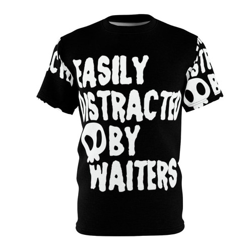 Easily Distracted By Waiters Funny Occupation T-Shirt