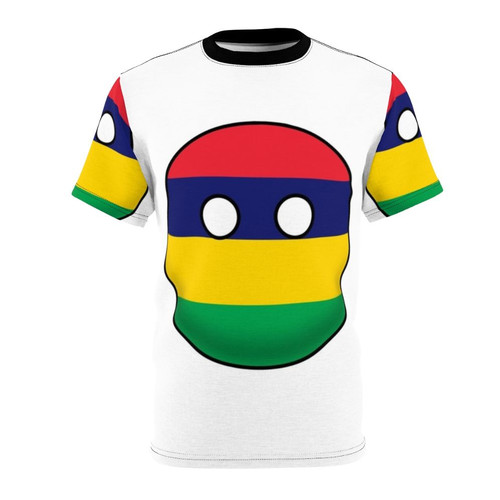 Mauritius country flag inspired t-shirt