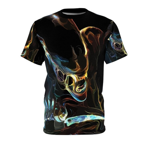 Sci-fi alien t-shirt with a striking cosmic design