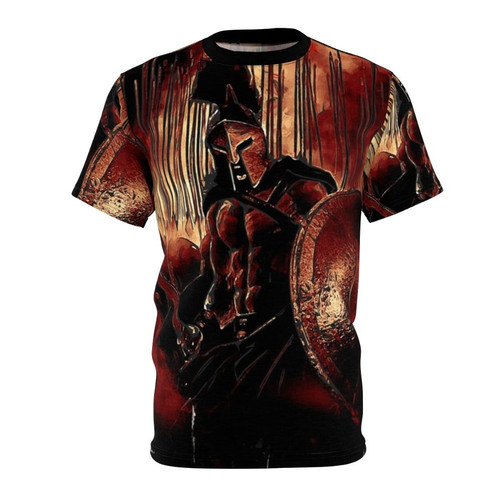 Spartan King Warrior T-shirt featuring Leonidas and the 300 Spartans