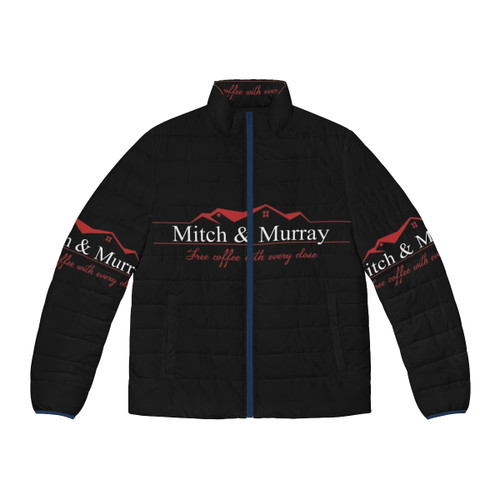 Glenn Gould Puffer Jacket featuring a classical musician playing the piano