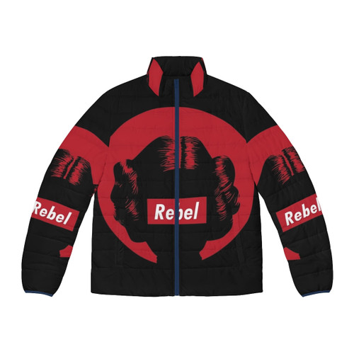 Rebel Puffer Jacket 3 - Vintage Inspired Puffer Jacket for Cult Movie Lovers