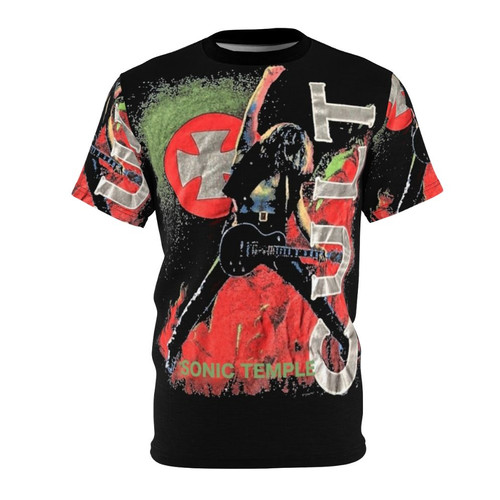 Sonic Temple Inspired Fan T-shirt Featuring The Cult Band Artwork