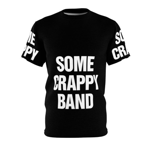 Graphic t-shirt featuring the logo of Some Crappy Band
