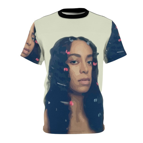 Stylish t-shirt design inspired by Solange Knowles' album "A Seat at the Table"