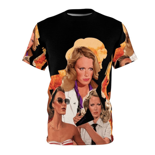 Tiffany AOP T-shirt with vibrant graphic design for women