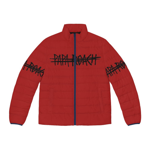Papa Roach Puffer Jacket with band logo
