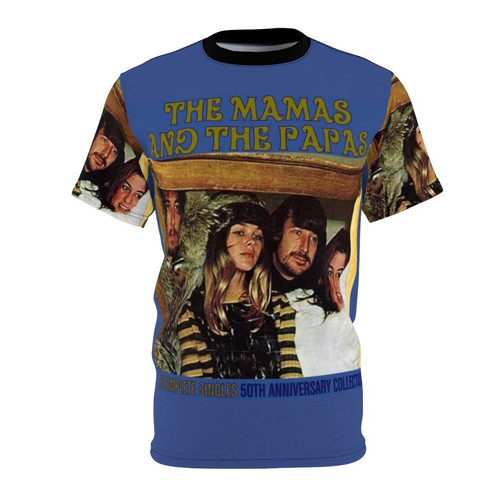 Vintage-style t-shirt with The Mamas and The Papas graphic