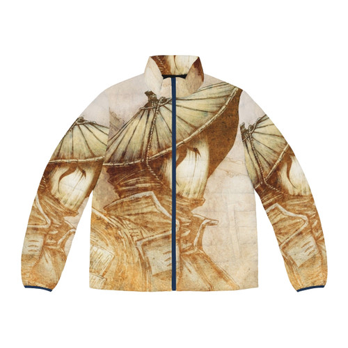 Nocap puffer jacket in a winter setting