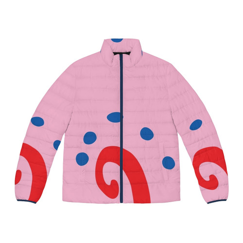 Gary the Snail Cartoon Character Puffer Jacket