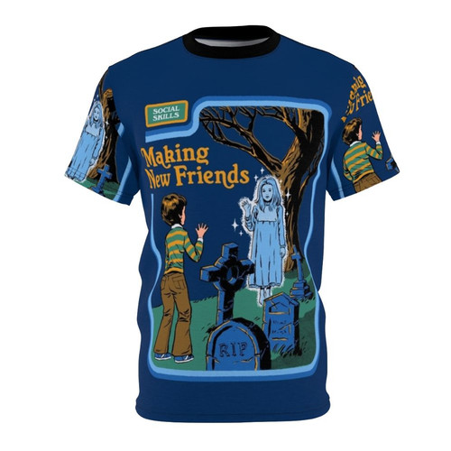 Retro vintage horror funny dark humor friends t-shirt