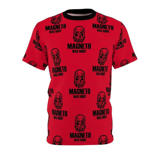 Marvel superhero t-shirt featuring Magneto, the powerful X-Men mutant villain