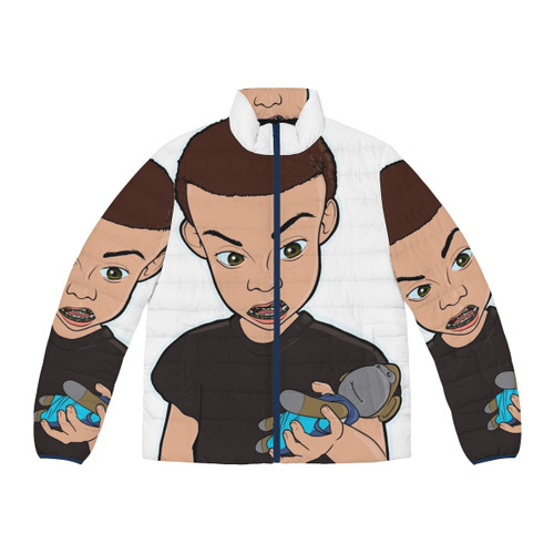 Sid Puffer Jacket with Toy Story-inspired Design