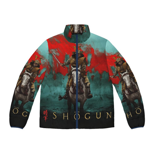 Shogun movie-inspired puffer jacket for cosplay and fashion